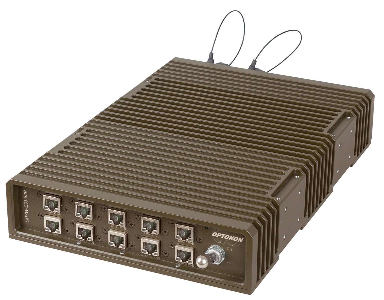lmsw-e33-82p-005-1.jpg Optokon LMSW-E33 Ruggedized 1-10 Gigabit Ethernet Layer 2 Managed PoE Switch - Image 1