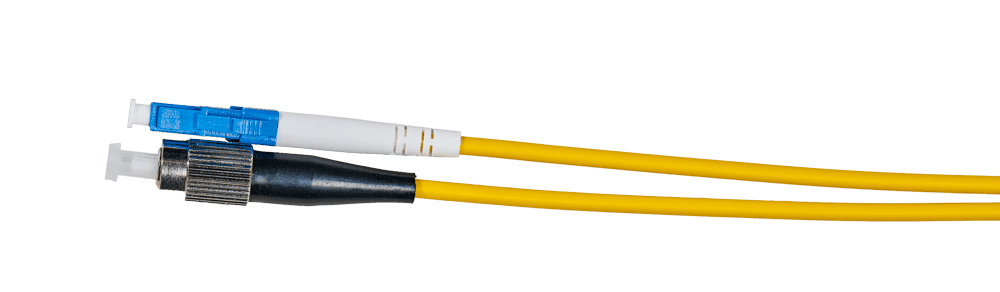 FC Patchcord 1m FC to LC PC Simplex OS2 Singlemode - Image 1