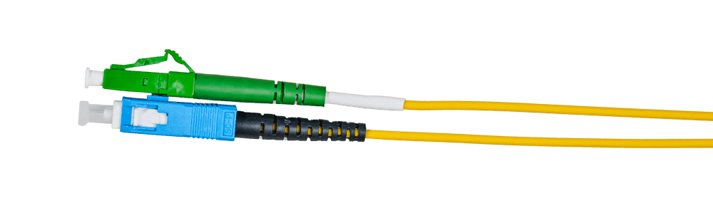 SC Patchcord 1m SC PC to LC APC Simplex OS2 Singlemode - Image 1