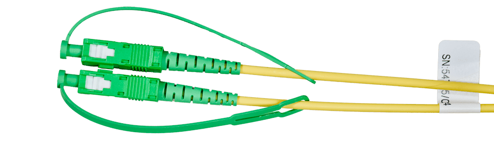 SC Patchcord 1m SC APC to SC APC Simplex OS2 Singlemode - Image 1