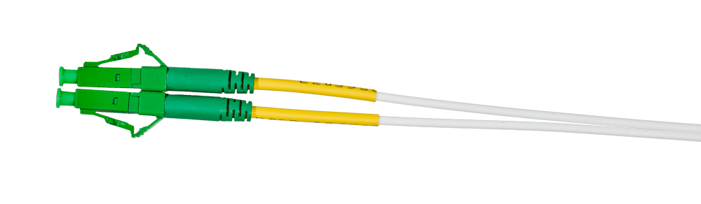 LC Patchcord 1m LC APC to LC APC Simplex OS2 Singlemode - Image 1