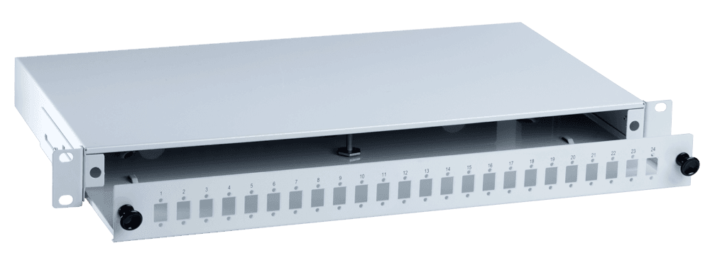 Fiber Optic Patch Panel 19-inch Empty Housing 1U - Image 1